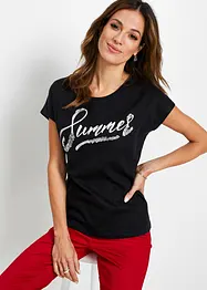 Shirt mit Pailletten, bonprix