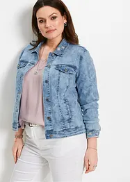 Veste en jean avec broderie, bonprix