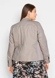 Jacke aus Baumwoll-Twill mit seitlichen Stretcheinsätzen, bonprix