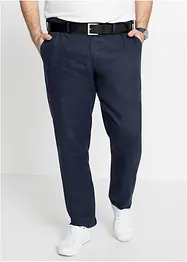 Pantalon chino en lin avec taille confortable Regular Fit, Straight, bonprix