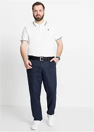 Pantalon chino en lin avec taille confortable Regular Fit, Straight, bonprix