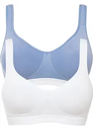 BH ohne Bügel mit Bio-Baumwolle (2er Pack), bonprix