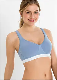BH ohne Bügel mit Bio-Baumwolle (2er Pack), bonprix