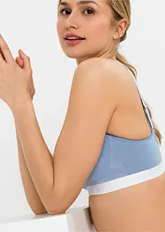 BH ohne Bügel mit Bio-Baumwolle (2er Pack), bonprix