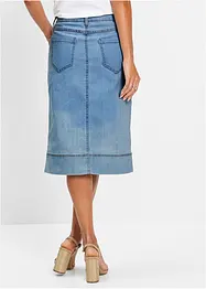 Jeansrock mit Knöpfen, bonprix