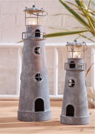Teelichthalter Leuchtturm (2-tlg.Set), bpc living bonprix collection