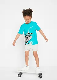 Jungen T-Shirt aus Bio Baumwolle (2er Pack), bonprix