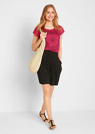 Weite Jersey-Bermuda mit breitem Komfort-Smokbund und Seitentaschen, bpc bonprix collection