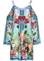 Cold-Shoulder-Kleid mit Print, BODYFLIRT boutique