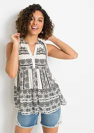 Blouse sans manches imprimée, bonprix