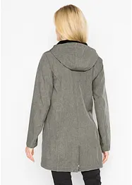 Softshell-Parka mit Kapuze, bonprix