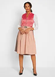 Dirndl mit Bequem-Effekt, knieumspielend (2-tlg. Set), bonprix