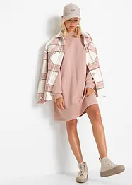 Robe molletonnée oversize, bonprix