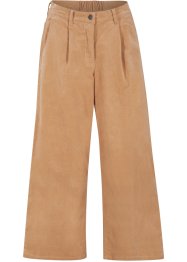 Jupe-culotte en velours côtelé avec taille confortable, 7/8, bpc bonprix collection