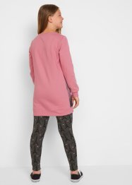 Mädchen Sweatshirt + Leggings (2-tlg. Set), bpc bonprix collection
