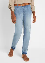 Soft-Stretch-Jeans im Chinostil, verkürzt, John Baner JEANSWEAR