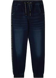 Jungen Sweat-Jeans mit sportlichem Tape, John Baner JEANSWEAR
