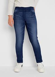 Mädchen Jeggings mit Steinchen, John Baner JEANSWEAR