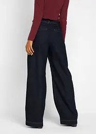 Wide Leg Jeans Mid Waist, Bequembund, bonprix