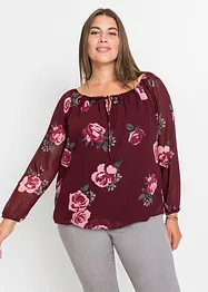 Bluse mit Tunnelzug, bonprix