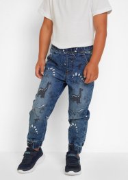 Jungen Sweat-Jeans mit Druck, Slim Fit, John Baner JEANSWEAR
