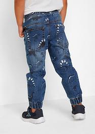 Jungen Sweat-Jeans mit Druck, Slim Fit, John Baner JEANSWEAR