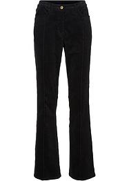 Bootcut-Stretch-Cordhose mit Biesen und Bequembund, bpc bonprix collection