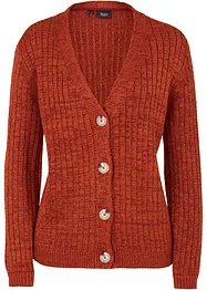 Grobe Strickjacke mit recycelter Baumwolle, bpc bonprix collection