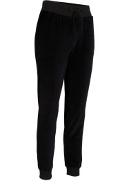 Pantalon de jogging en velours éponge, coupe ample, bpc bonprix collection