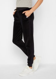 Pantalon de jogging en velours éponge, coupe ample, bpc bonprix collection