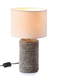 Lampe de table pied aspect roseau tressé, bpc living bonprix collection