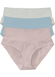 Lot de 3 culottes de grossesse avec coton, bonprix