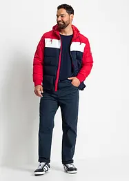 Colourblocking Steppjacke in Blousonform, John Baner JEANSWEAR