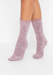 Thermo Frottee Socken mit Bio-Baumwolle (5er Pack), bpc bonprix collection