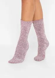 Lot de 5 paires de chaussettes thermo en éponge, bonprix