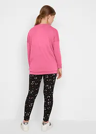 T-shirt long fille + legging (Ens. 2 pces.), bonprix