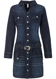 Jeans Kleid mit Gürtel, bonprix