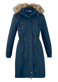 Winterparka mit Fellimitat-Kapuze, bonprix