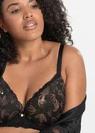 Soutien-gorge à coques et armatures avec effet scintillant, bonprix