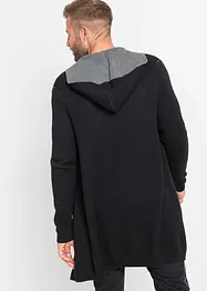 Kapuzen-Strickjacke aus reiner Baumwolle, bonprix