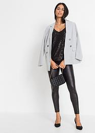 Jersey-Top mit Pailletten, BODYFLIRT