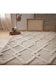 Hochflor Teppich mit plastischer Musterung, bpc living bonprix collection
