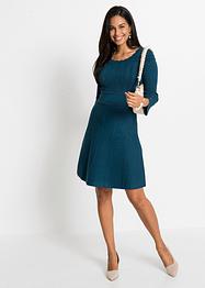 Strickkleid mit Ajourmuster und nachhaltiger Viskose, BODYFLIRT