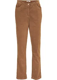 Pantalon droit en velours côtelé extensible, bonprix