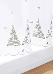 Brise-bise avec broderie de Noël, bonprix