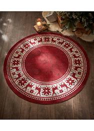 Runder Teppich mit Weihnachtsmotiv, bpc living bonprix collection