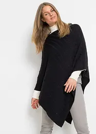 Poncho avec teneur en cachemire, bonprix