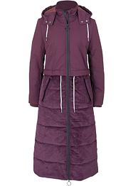 Langer Wintermantel mit Cord und Tunnelzug, bpc bonprix collection