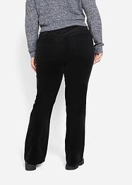 Pantalon velours côtelé Bootcut avec passepoil et taille confortable, bpc bonprix collection