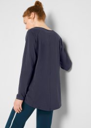 T-shirt oversize à manches longues avec coton bio, bpc bonprix collection